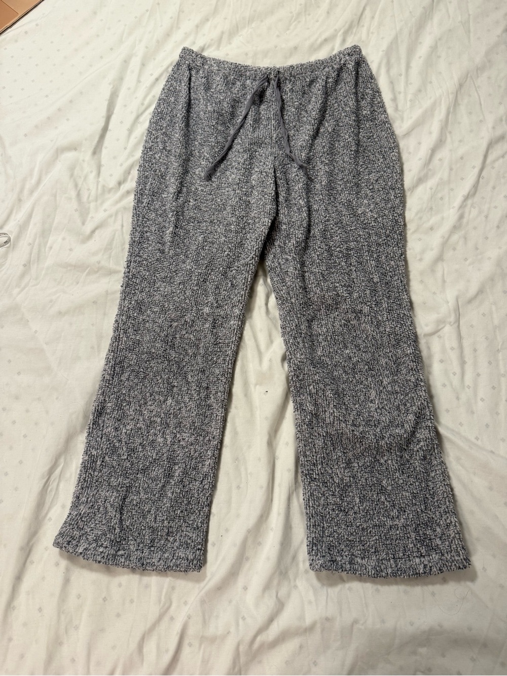 Cozy Gray Fluffy Pants